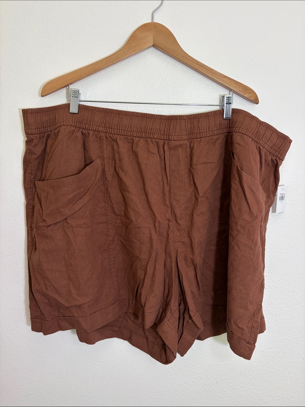 NWT Old Navy Brown Casual Linen Blend Shorts